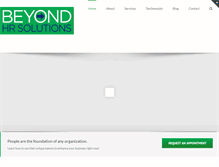 Tablet Screenshot of beyond-hrs.com